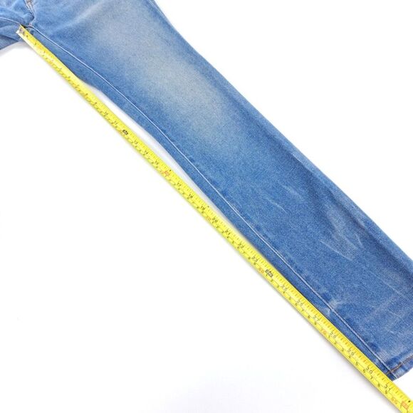 NEW Denim x Alexander Wang WANG 001 Slim Fit Jeans Light Denim 90s Y2k Grunge 25 - Picture 4 of 7